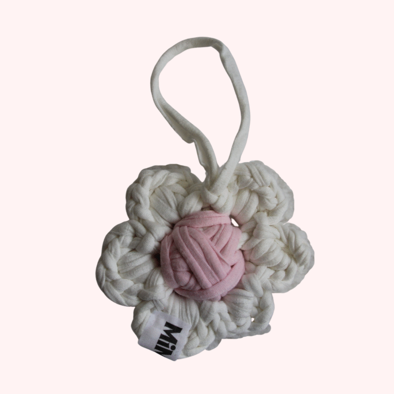 Mimibags-obesek-za-ključe-White/rose